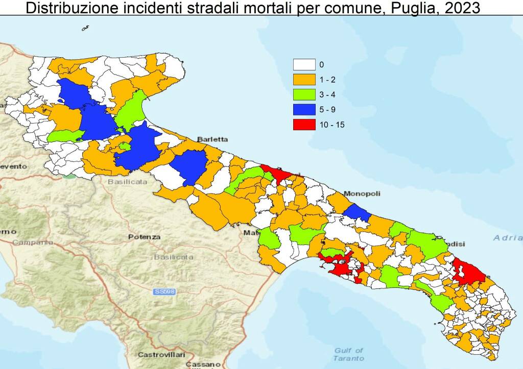 Mappa incidenti